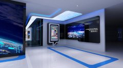 聯通企業(yè)展廳成果展示設計效果圖